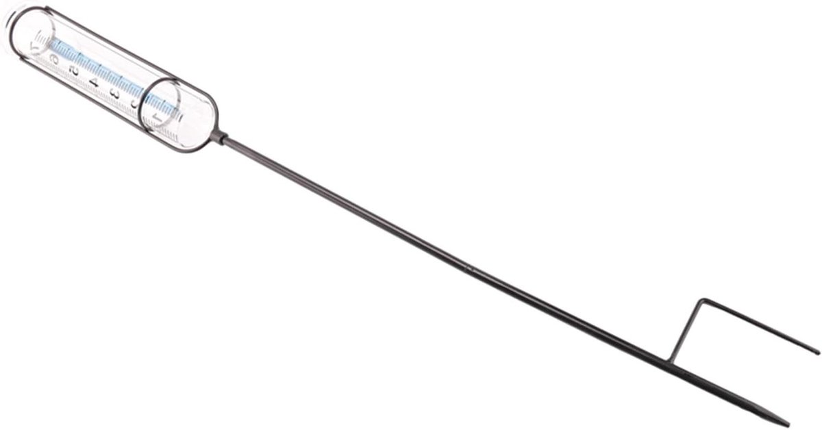 Regenmeter Tuin - Buitenmeter Water - Weer Meten - Vorstbestendig Ontwerp - 37 cm Hoog - Transparant