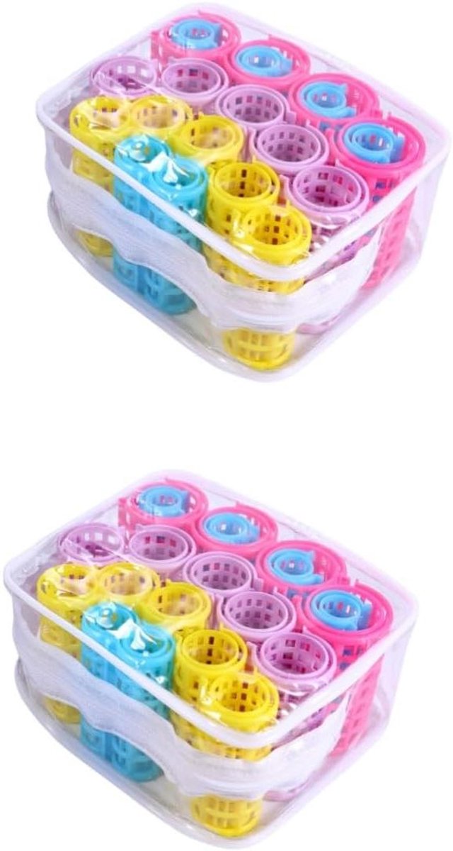 Haarrollers Set - Krulspelden - Haar Stylen - Zonder Hitte - 40 Stuks - Willekeurig
