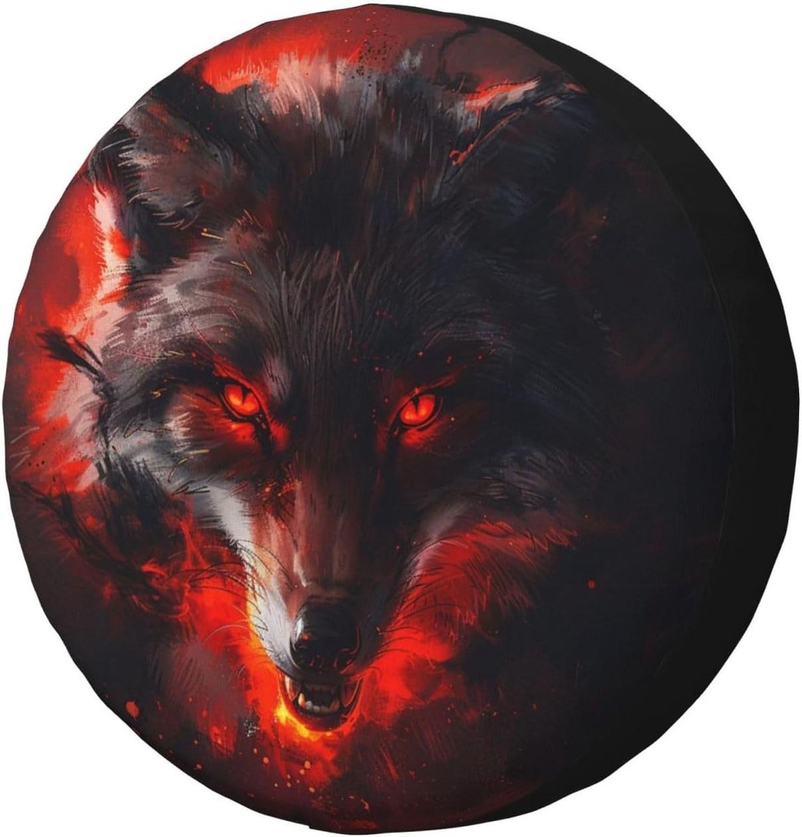 Reserveband Cover Wolf Wiel Protectors Universele Wiel Bescherming Cover Auto Bescherming Voor Truck Caravan Reizen Trailer 14 inch