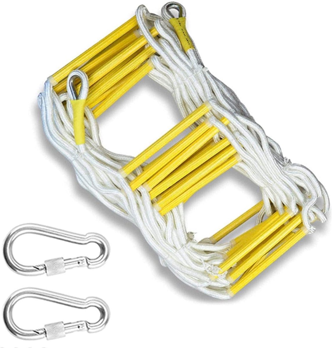 Reddingsladder - Vluchttouwladder - Snelle Evacuatie - Vlamvertragend Nylon - 10 Meter - One Color