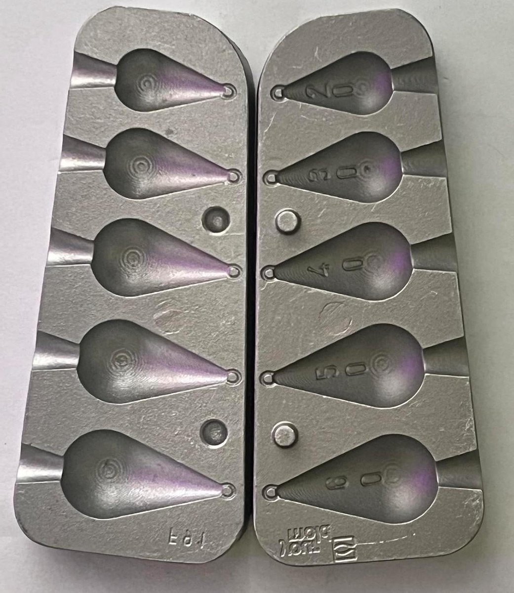 Visgerei Gewicht Mal - Peervormige Loden - Vissen Maken - Meerdere Maten - 20-60g - Zilver