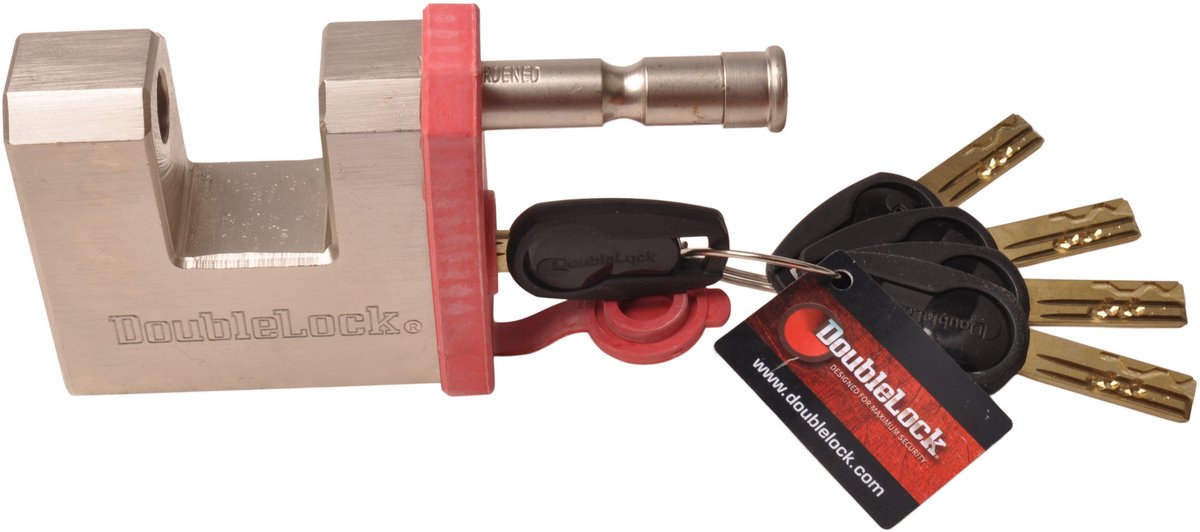 DoubleLock Padlock X - SCM gekeurd - Los slot fixed lock. — cadeau in Cadeau-ideeën - foto 4