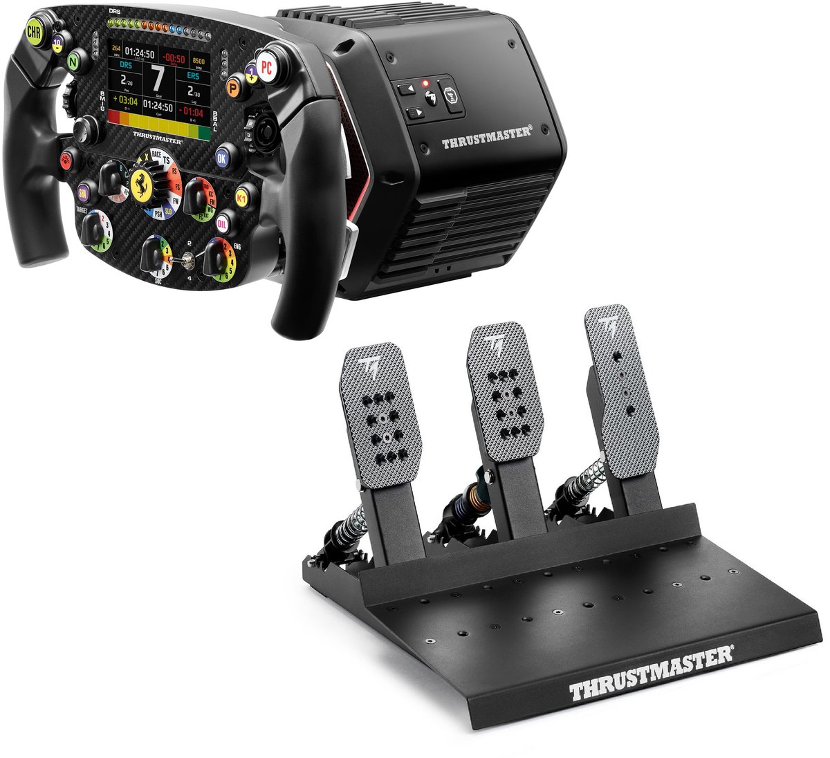 Thrustmaster T818 Black Edition + SF25 + Raceline Pedals III LC – Direct Drive Sim Racing Set - PC - 10NM