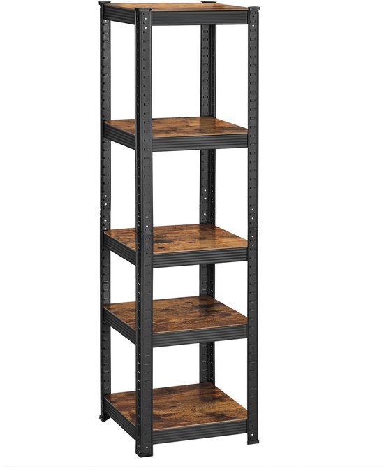 SONGMICS - Stellingkast - Opbergrek - 5 Verstelbare Planken - Draagvermogen tot 875 kg