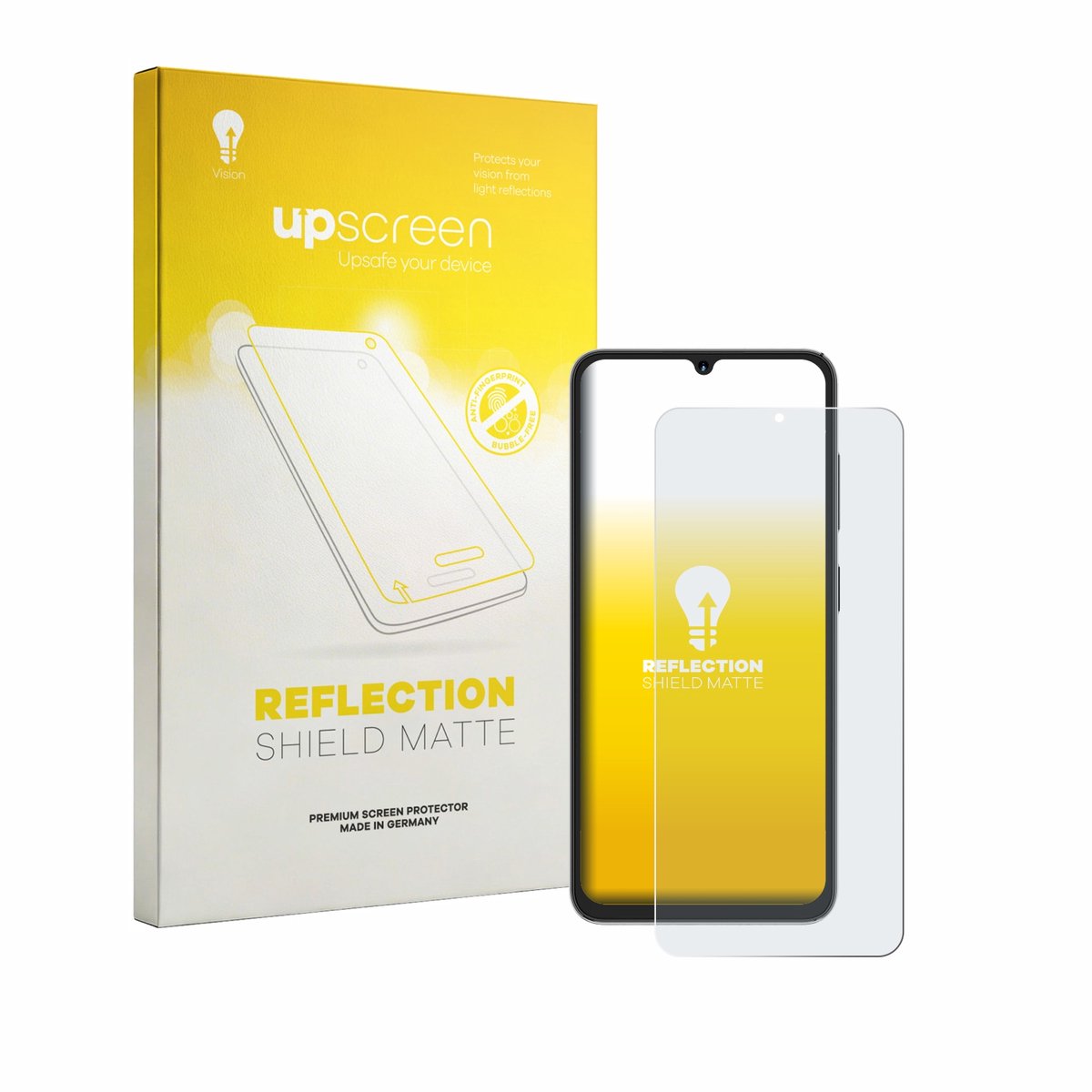 upscreen - Screenprotector voor Hotwav A16 Pro Max - Folie Beschermfolie anti glare matte
