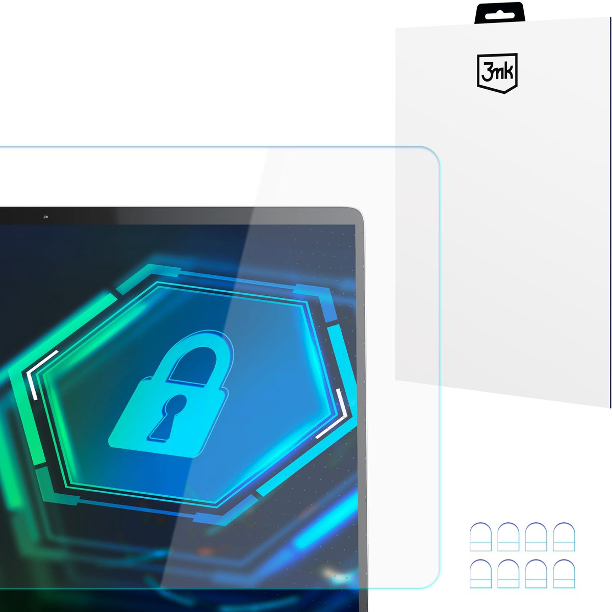 3Mk Privacy 2-Weg Gehard Glas Voor Dell Latitude 5540 Laptop Pe