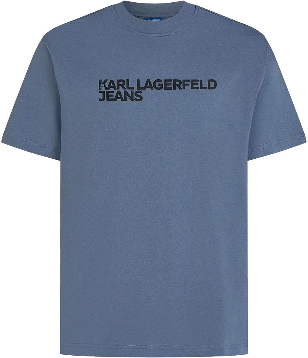 Karl Lagerfeld Jeans A1m17002 T-shirt Met Korte Mouwen Blauw L Man