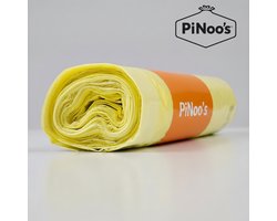 PMD zakken 60 Liter | 50 rollen à 10 zakken - Trekband | MDPE-plastic | 16 My | 61x80 cm - PiNoo's PMD zakken 60 Liter afval, Gele PMD zakken, PMD zakken 60 liter (06108006316D)