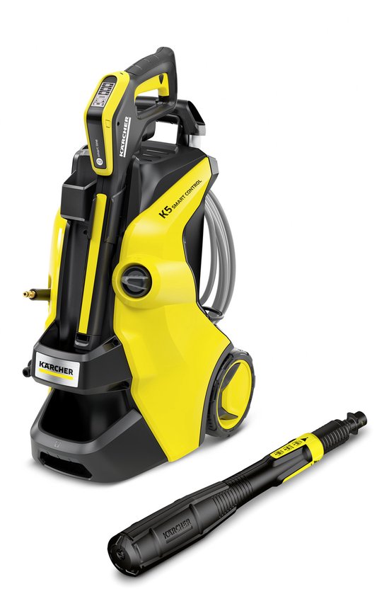 Kärcher K 5 Smart Control Flex Hogedrukreiniger - PremiumFlex hogedrukslang - 145 bar - 500 l/u - 40 m²/u - Geschikt voor oa. auto - terras - fietsen - motoren - tuinset en gebieden rondom huis