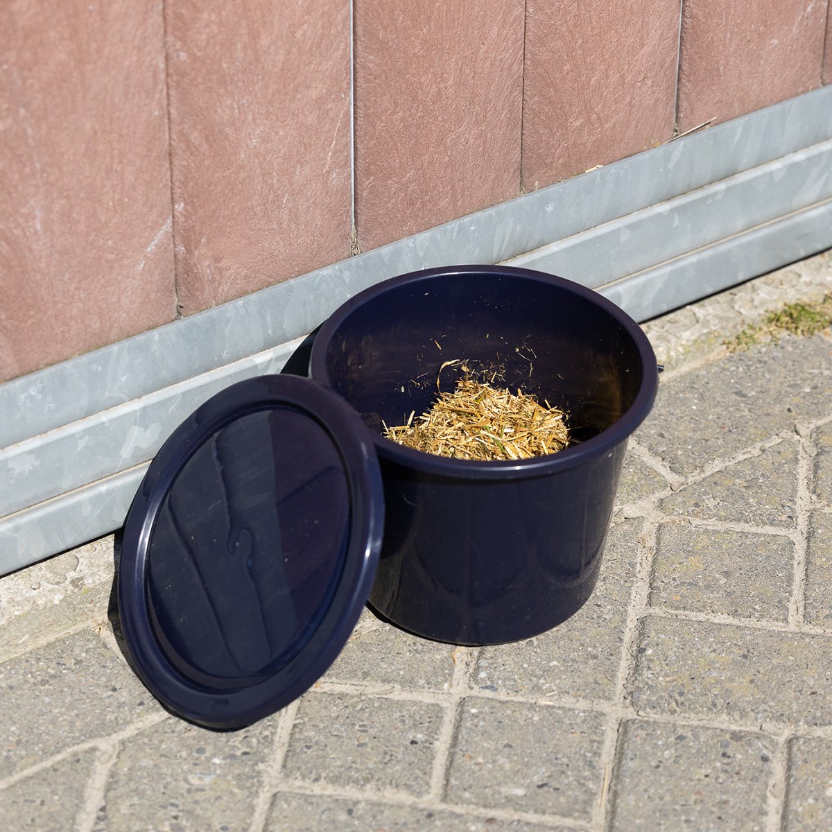 Barato Emmer Barato Met Deksel Donkerblauw