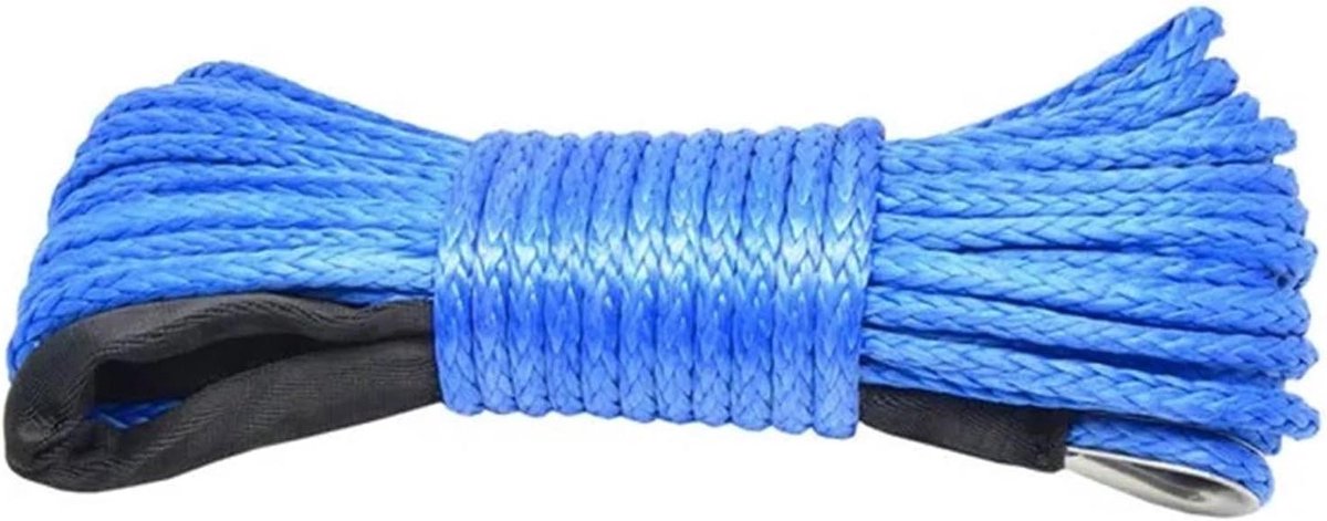 Lier Kabel - Sleep Touw - Auto Transport - Hoge Sterkte - 15 Meter - Blauw