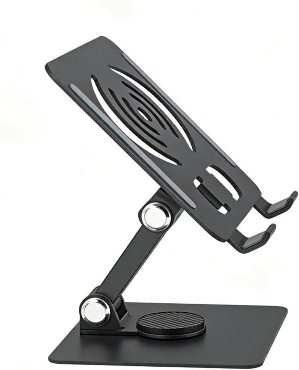 Tablet standaard - Bureau houder - Comfortabel werken - 360 graden draaibaar - 1295 mm - Zwart