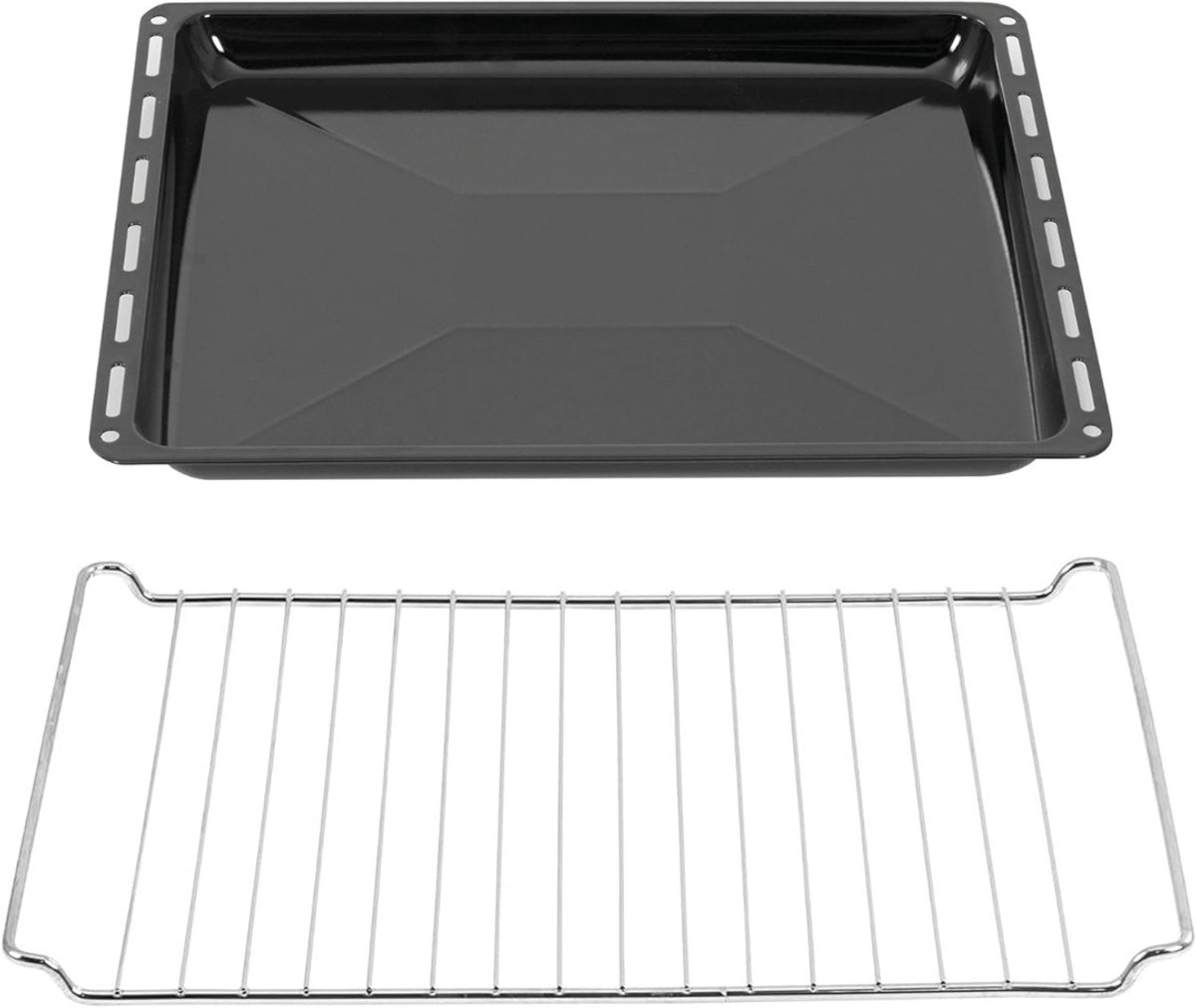 TIM® Ovenplaat - Overbakplaat - Ovenrooster - Zilver - 40cm x 30cm x 5cm