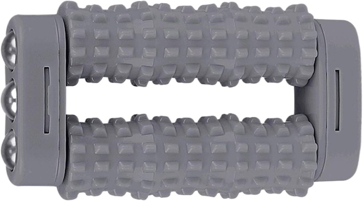Vingermassageroller - Handroller - Spierontspanning - Puntstimulatie - 12 x 11 x 25 cm - Grijs