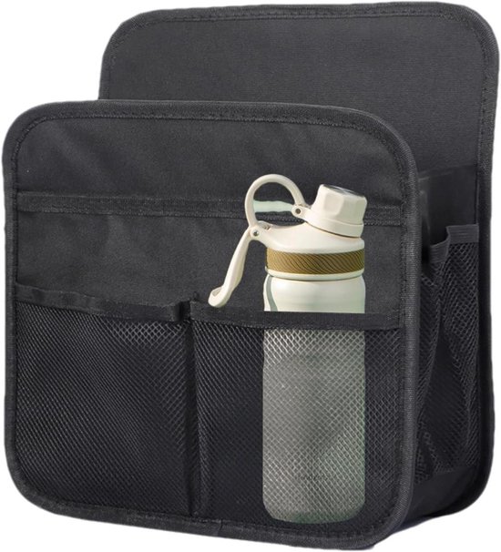 Auto Opberger - Tussen Stoelen - Auto Organiseren - Sterke Load-Draging Capaciteit - 33x30cm - Zwart