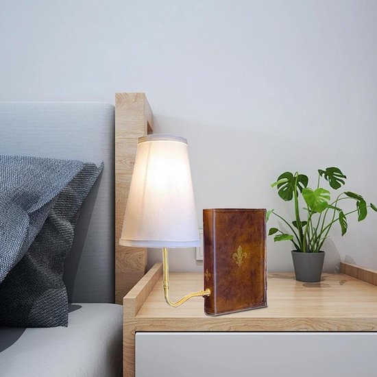 Boekenlamp - Literaire Lamp - Sfeerverlichting Creëren - Draadloos Werking - Compact Formaat - Multicolor — afbeelding 5