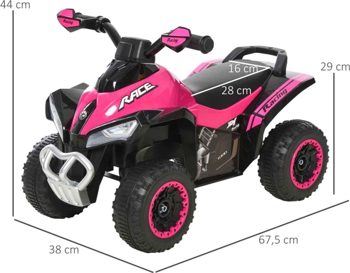 Roze Kunststof Loopwagen Voor Peuters 18-36 Maanden Binnen en Buiten