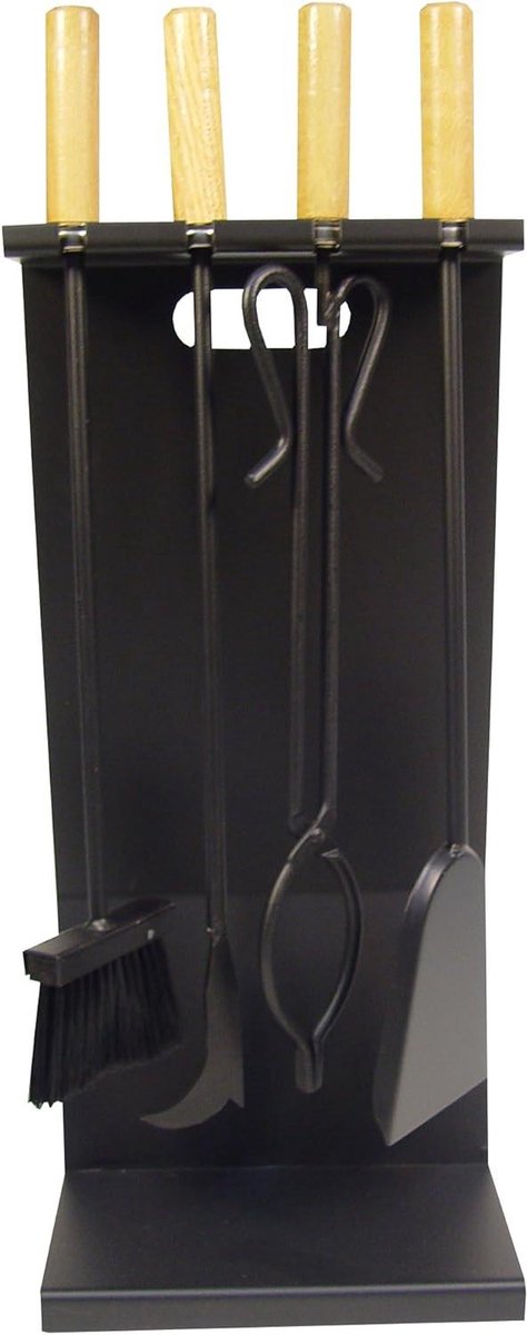 Haard afdichtingsset - Oven afdichting - Haard onderhoud - Robuust materiaal - 18 x 26 x 65 cm - Zwart