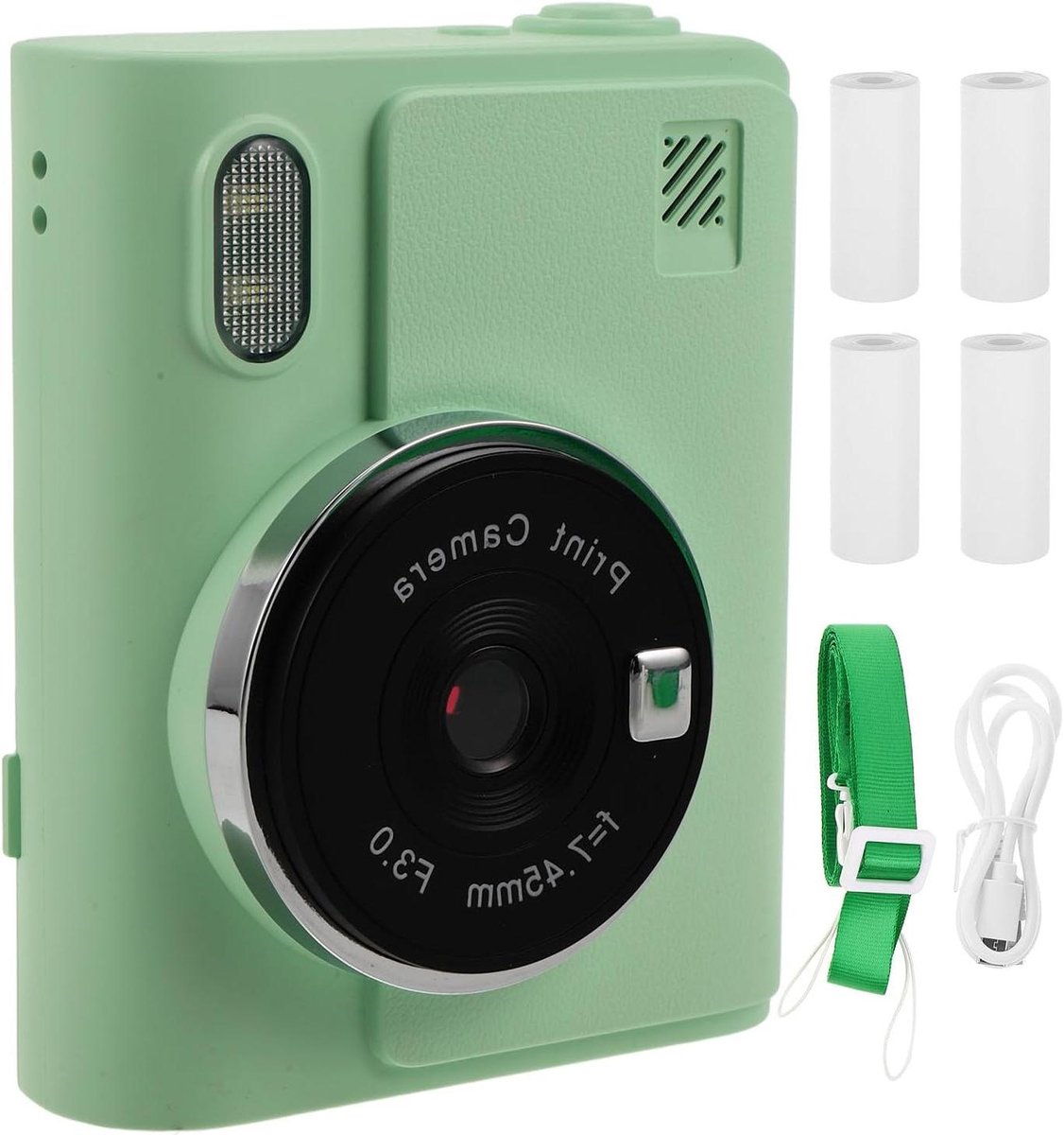 Kinder Camera - Direct Print Camera - Foto's Maken - Direct Printfunctie - Mini Formaat - Groen