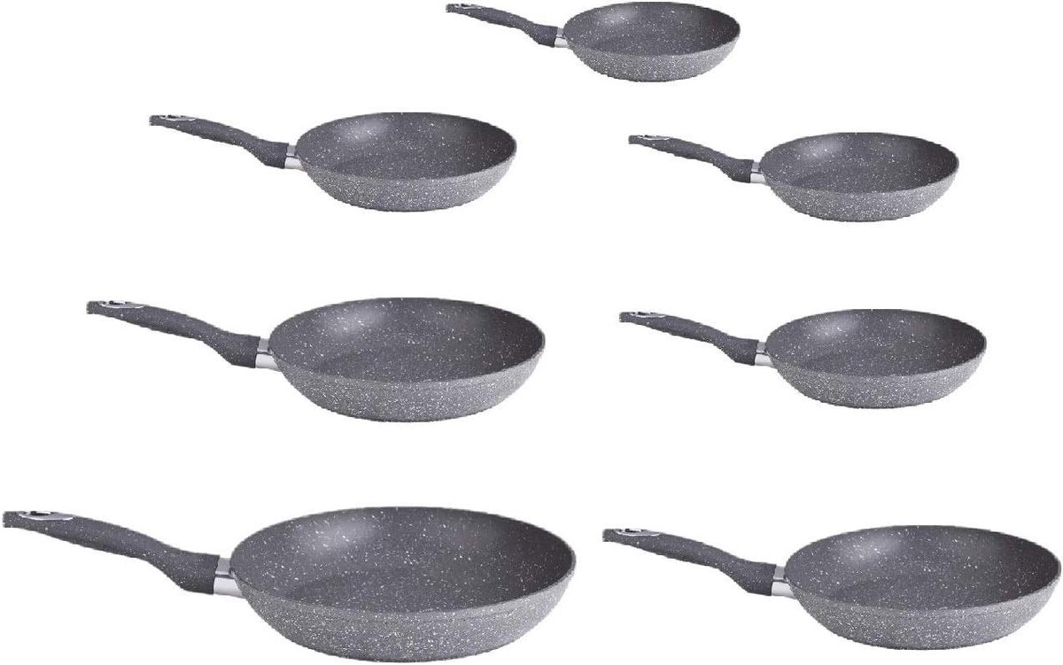 Pannenset - Kookgerei set - Koken en bakken - Ovenbestendig - 4 delig - Zwart