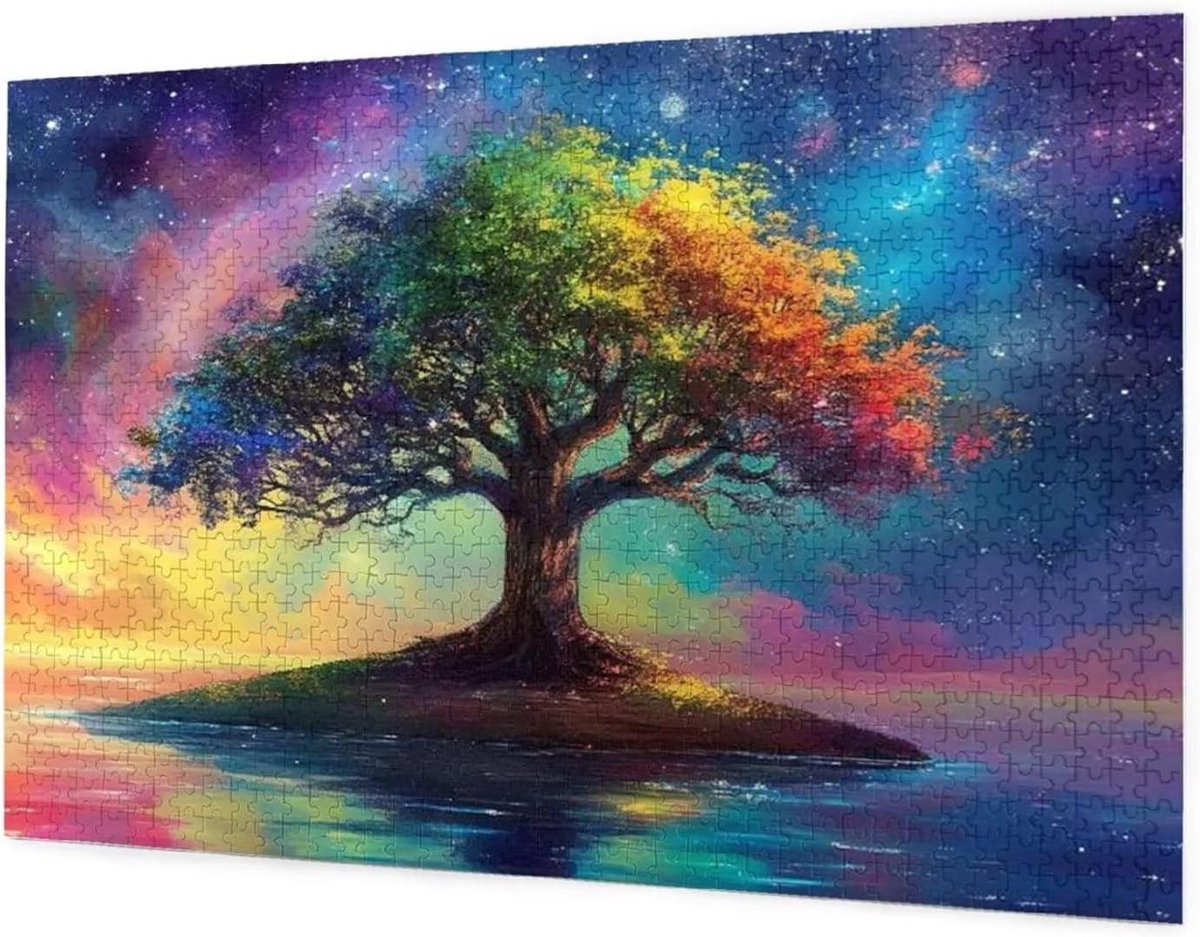 Puzzel 2000 stukjes - Volwassen puzzel - Familie activiteit - Nauwkeurige snijtechniek - 99 x 70 cm - Boom des levens