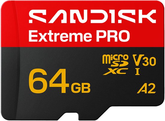 Sandisk Extreme PRO microSDXC 64GB 90MB/s