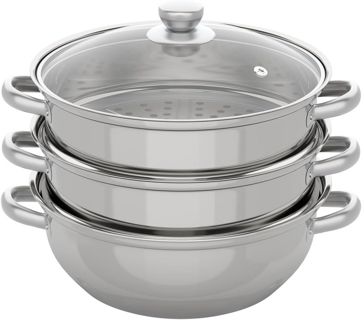 Stoomkoker - Voedselstomer met Timer en Warmhoudtfunctie - rijstkoken