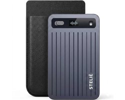 Stelie AI Voice Recorder - Digitale Opname Recorder met AI Transcriptie - 64 GB - 40 Uur Opnameduur - 161 Talen - Geluidsrecorder voor Vergaderingen en Interviews