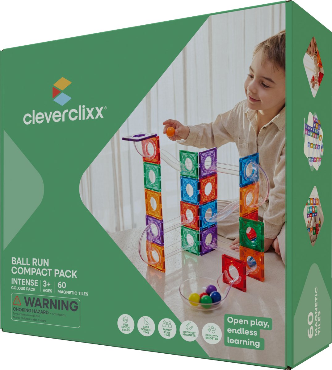 Cleverclixx Ball Run Compact Pack Intense - 60-delig - Vanaf 3 jaar