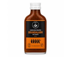 Saus Met Pit - Carolina Reaper Hot Sauce - Extreem Pittige Saus (2,2 Miljoen Scoville) - De Heetste Chilisaus met 50% Carolina Reaper Pepers - 100ml