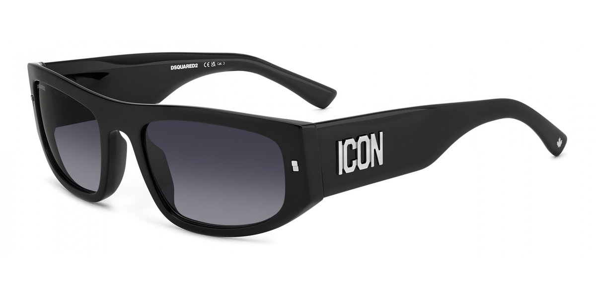 Dsquared2 ICON 0016/S Black 57/21/135 MAN Zonnebrillen