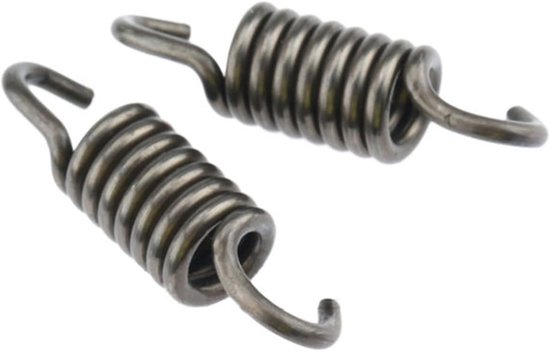 Borstel Cutter Onderdelen - Motorveer Set - Tuinonderhoud Uitvoeren - Krachtige Luchtkoeling - 2 Stuks - Zilver — afbeelding 2