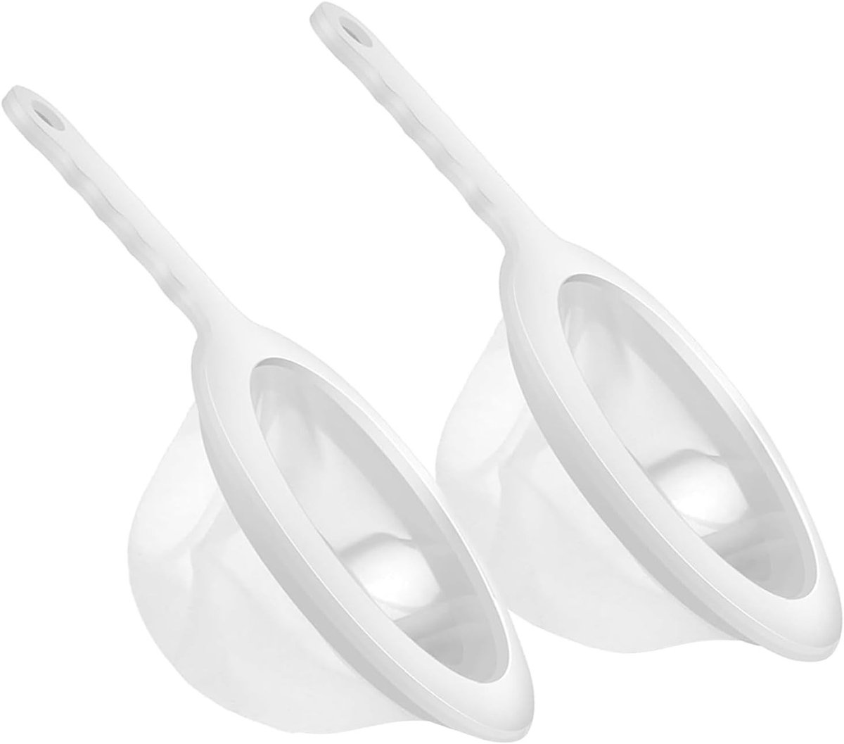 Set van 2 Fijne Zeefjes - 200 Mesh en 400 Mesh Keukenzeef voor Koken, Voedselfilter voor Sap, Koffie en Yoghurt