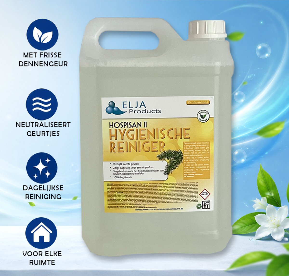 Elja Hygiënische reiniger | Hospisan II | 5L
