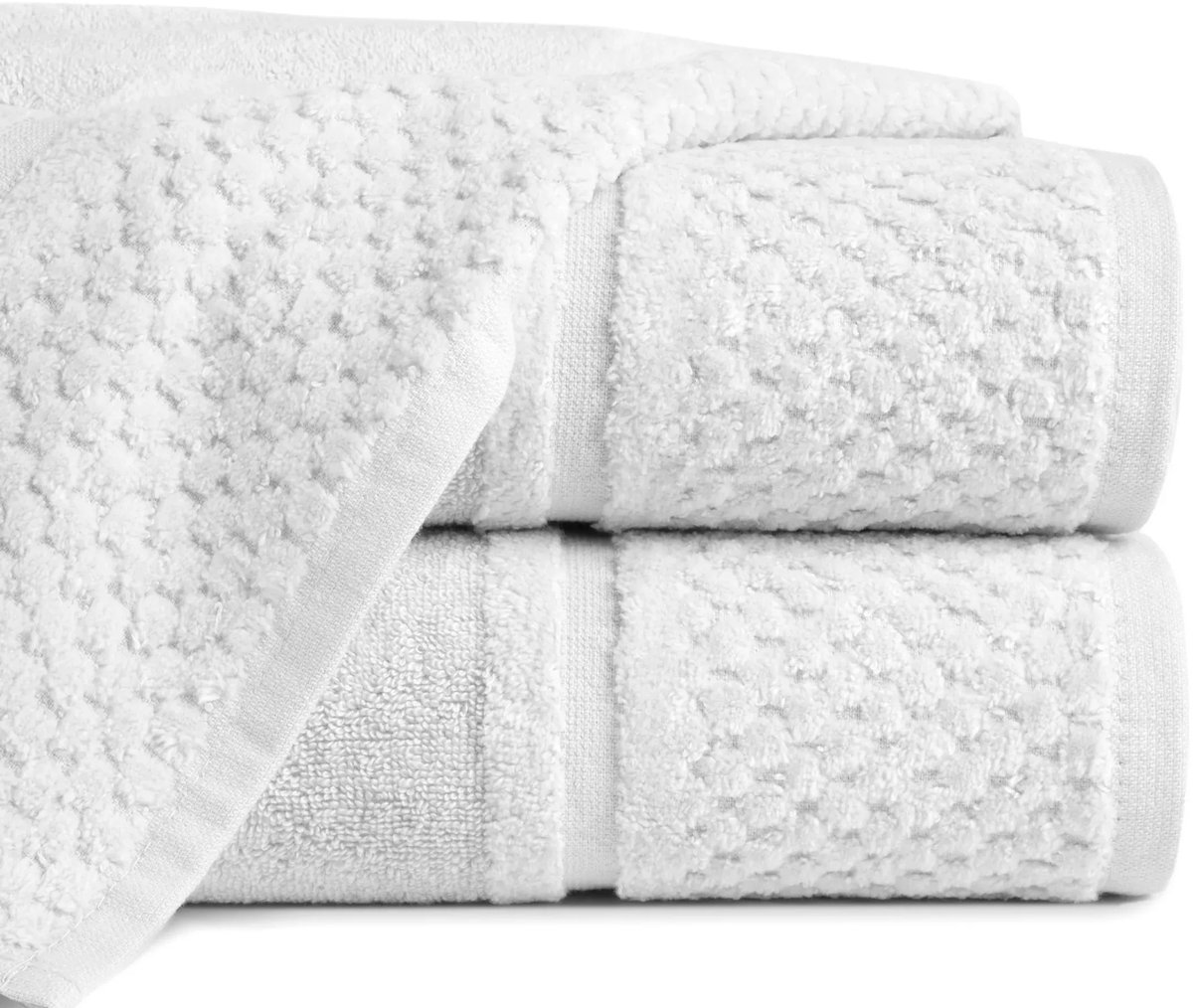 Luxe Katoenen Badhanddoek IBIZA 70x140cm - 550g/m² - Wit