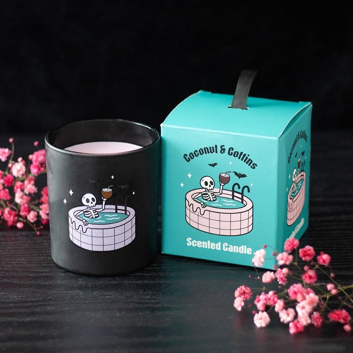 Something Different Coconut & Coffins Geurkaars - Multicolours