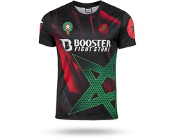 Booster Atlas Green Star Marokko T-Shirt Heren – Zwart, Groen en Rood – Maat XL