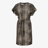 TwoDay dames jurk met panterprint bruin - Maat L