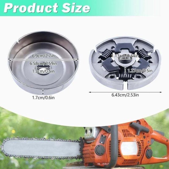 Tandwiel- en koppelingsset 3/8" geschikt voor - STIHL 017 - 018 - MS170 - MS180 - 021 - 023 - 025 - MS210 - MS230 - MS250 van Stihl — afbeelding 2