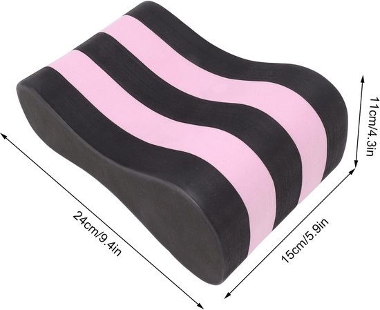 Dailygoods- Trekboei 5-laags EVA - Zwemcorrectietrainingsbeenbord - Kickboard - Drijver - Lichtgewicht - 24 x 15 x 11 cm - Beendrijver van Dailygoods — afbeelding 2
