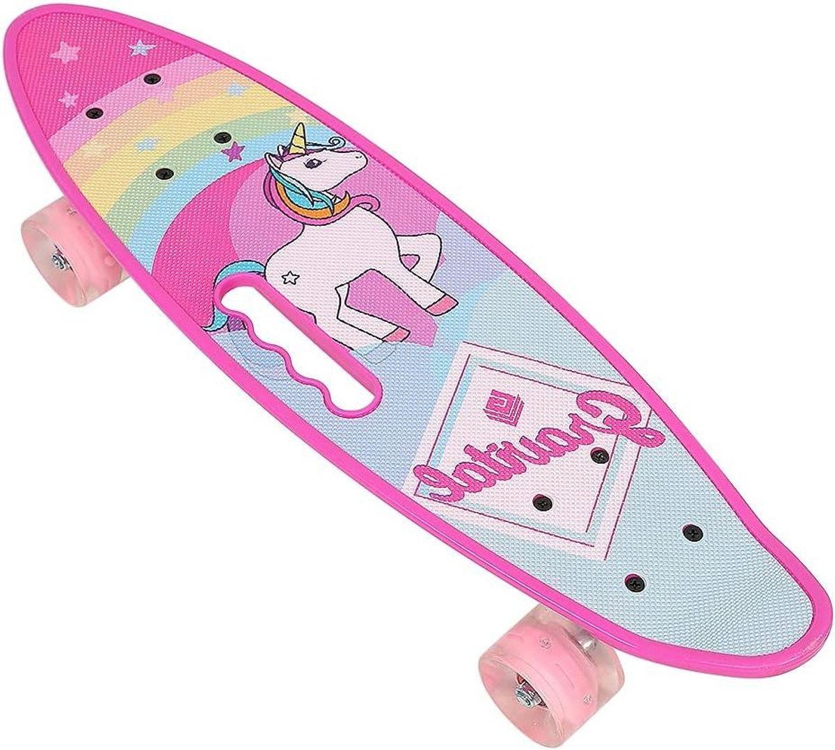 Compleet Skateboard Longboard Esdoornhout Sport & Vrije Tijd 7 Lagen Esdoornhout 61 cm Deklengte Eenhoorn Design