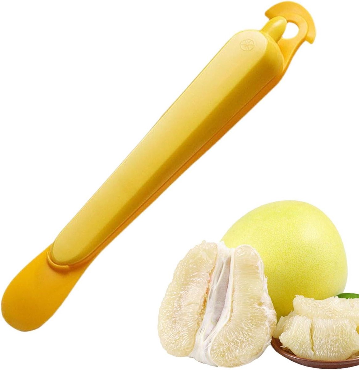 Fruit Schillen - Citrus Snijder - Keuken Gadget - Snel Schillen - 20 x 3 cm - Geel