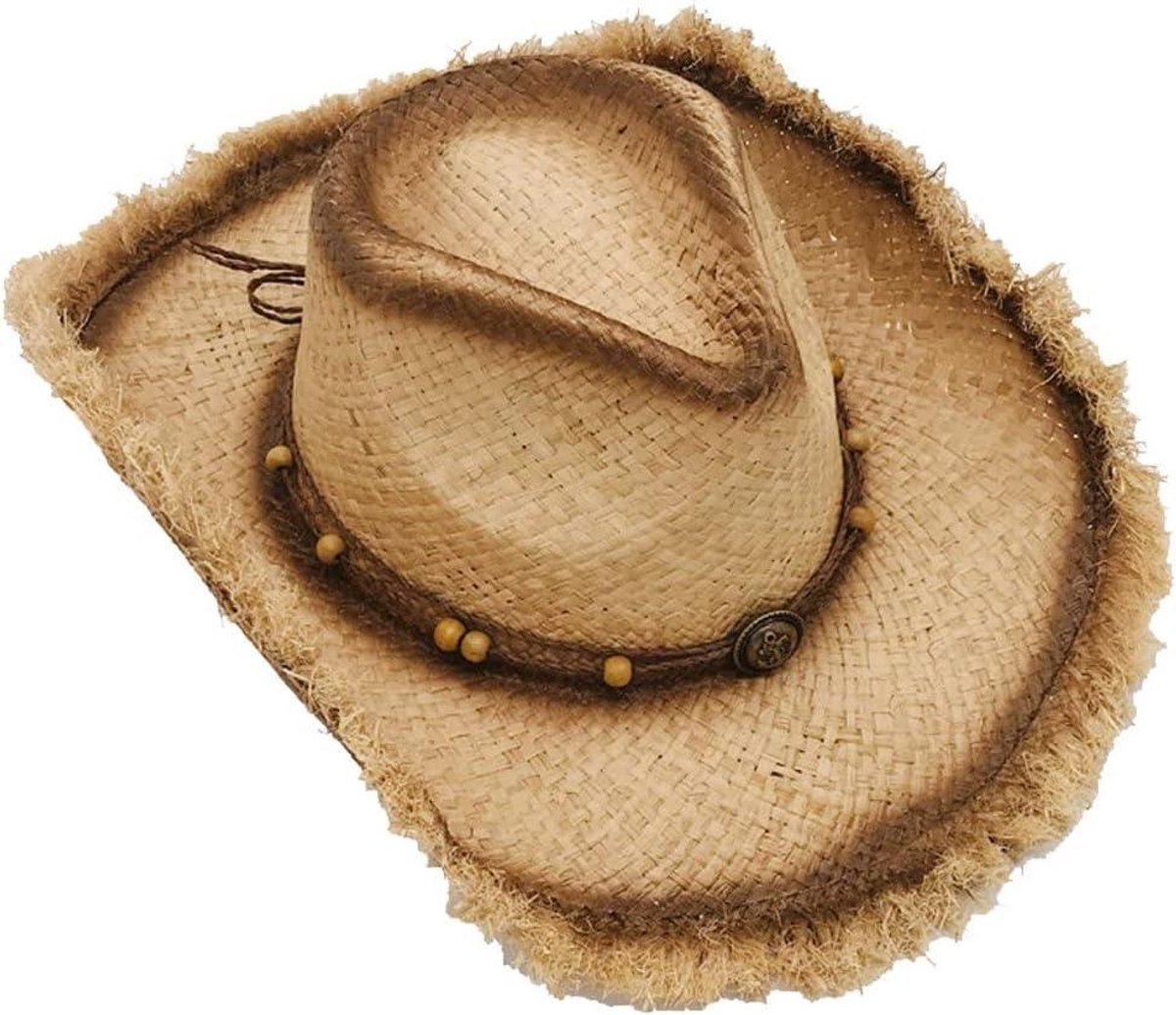 Stro Hoed - Zomerhoed Panama - Zon Bescherming - Brede Rand - 55-58 cm - Natuurlijk