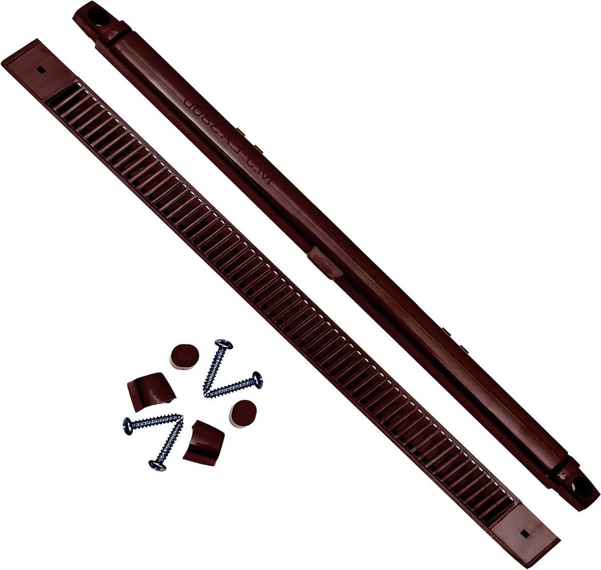 Ventilatierooster - Raamventilatie - Voorkomt Vocht - ASA Materiaal - 409mm - Bruin
