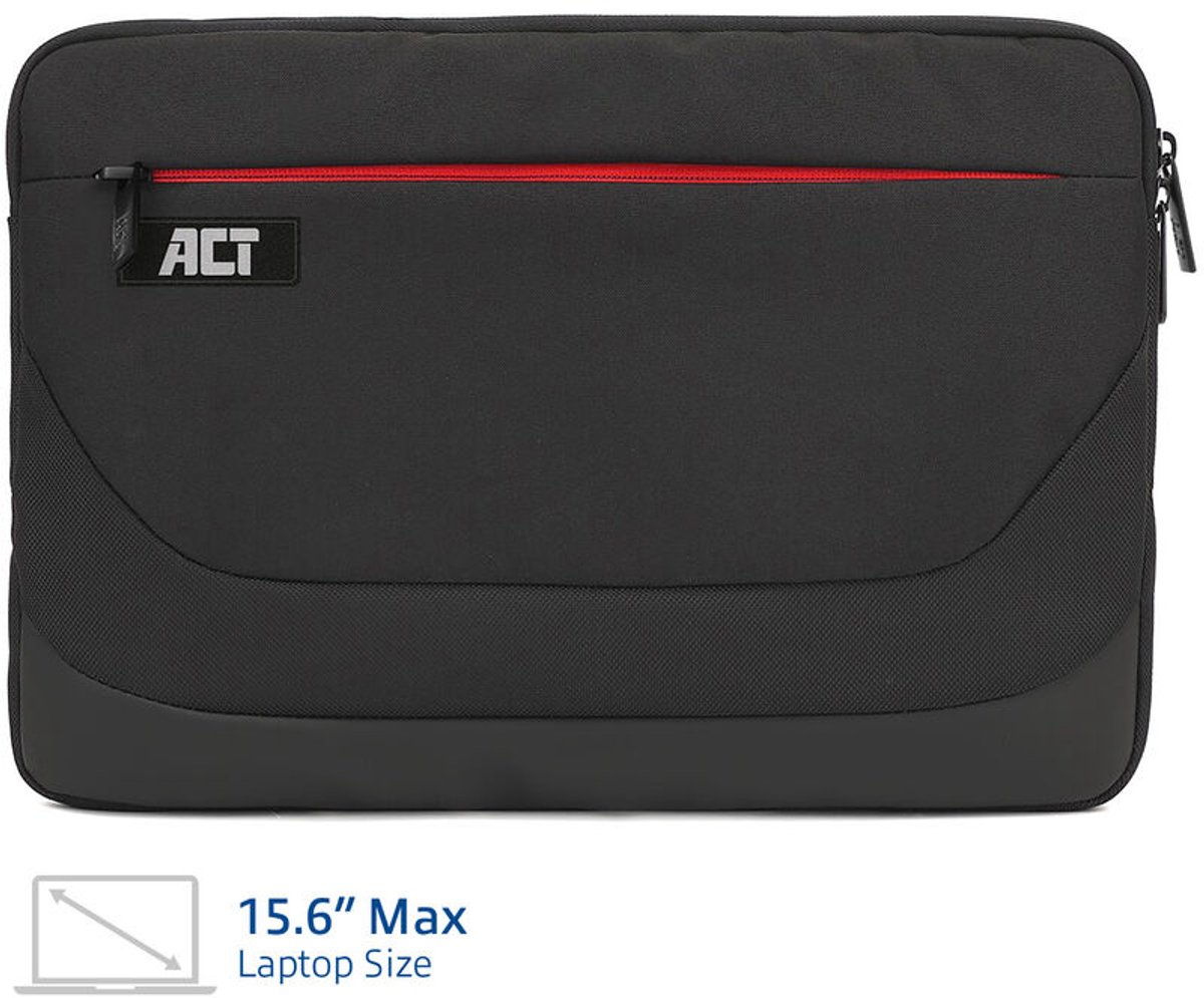 ACT Suburb Laptop Sleeve 15,6", gemaakt van gerecyclede plastic flessen AC8585