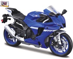 Maisto Yamaha Yzf-R1 - Modelauto - Schaal 1:12 - Blauw/Grijs/Wit