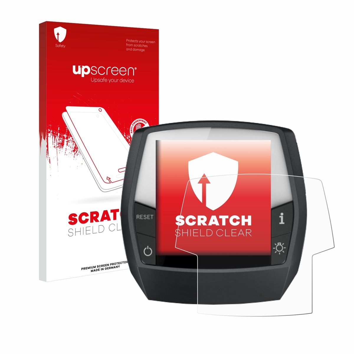 upscreen - Screenprotector voor Bosch Intuvia Active / Performance Line - Folie Beschermfolie transparant