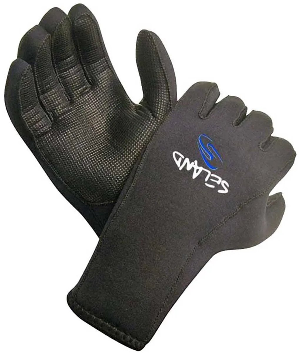Seland Neoprene 4 Mm Handschoenen Zwart S Man