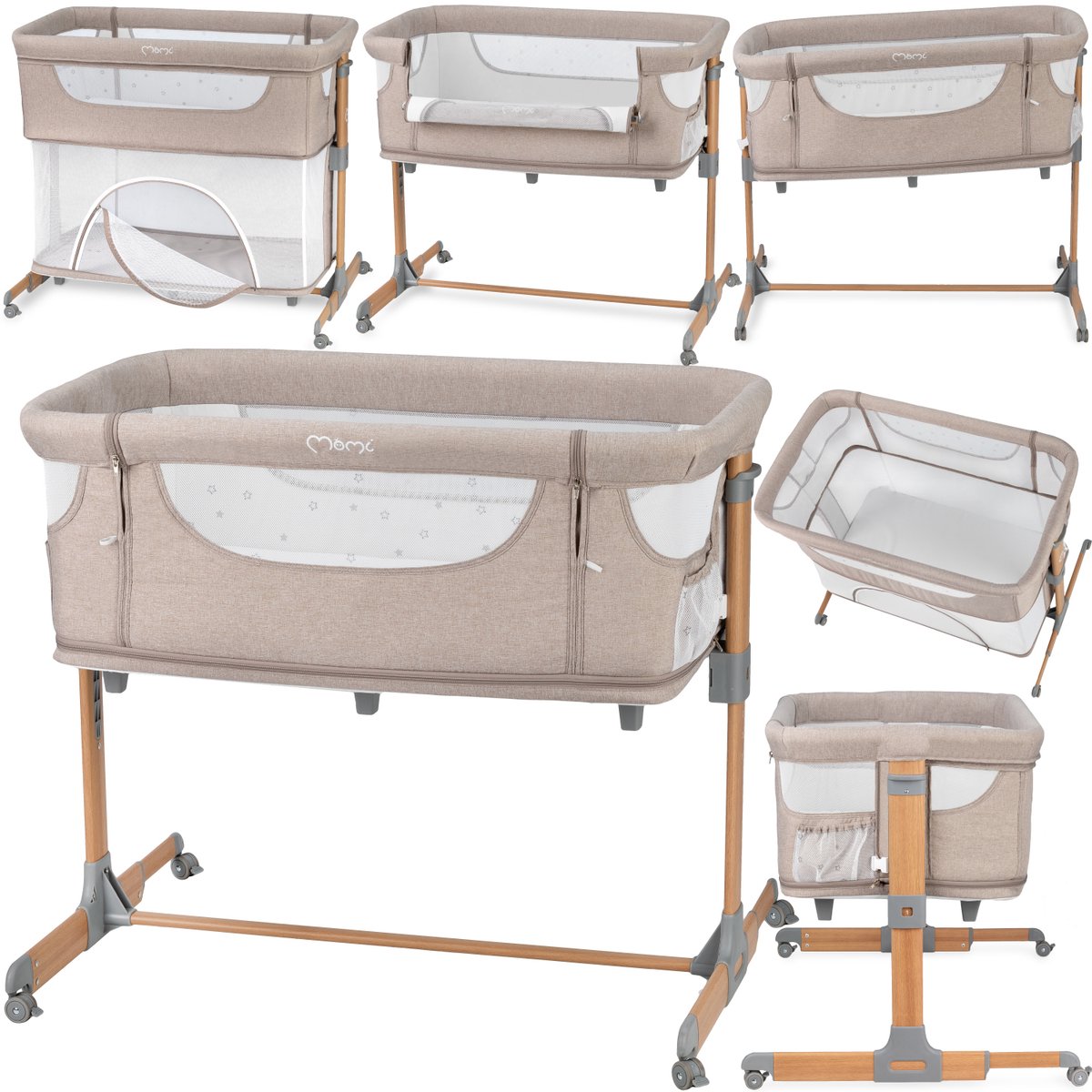 MoMi SMART - Kinderbedje - Beige