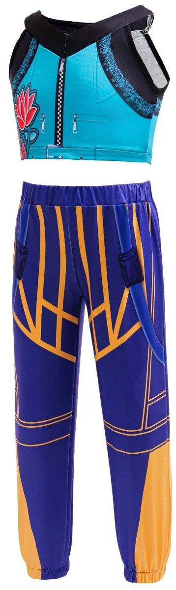 Joya Kids® K-pop Stijl Meisjes Verkleedset | Geïnspireerd op de Demonenjagers Helden | Verkleed Kostuum voor Kinderen | Verkleedkleding voor Carnaval & Halloween | Stoere Outfit Meisje | | | Small — afbeelding 7